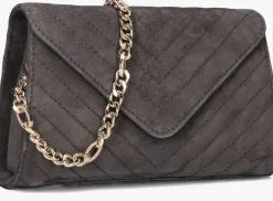 donkergrijze unisa schoudertas zcorin