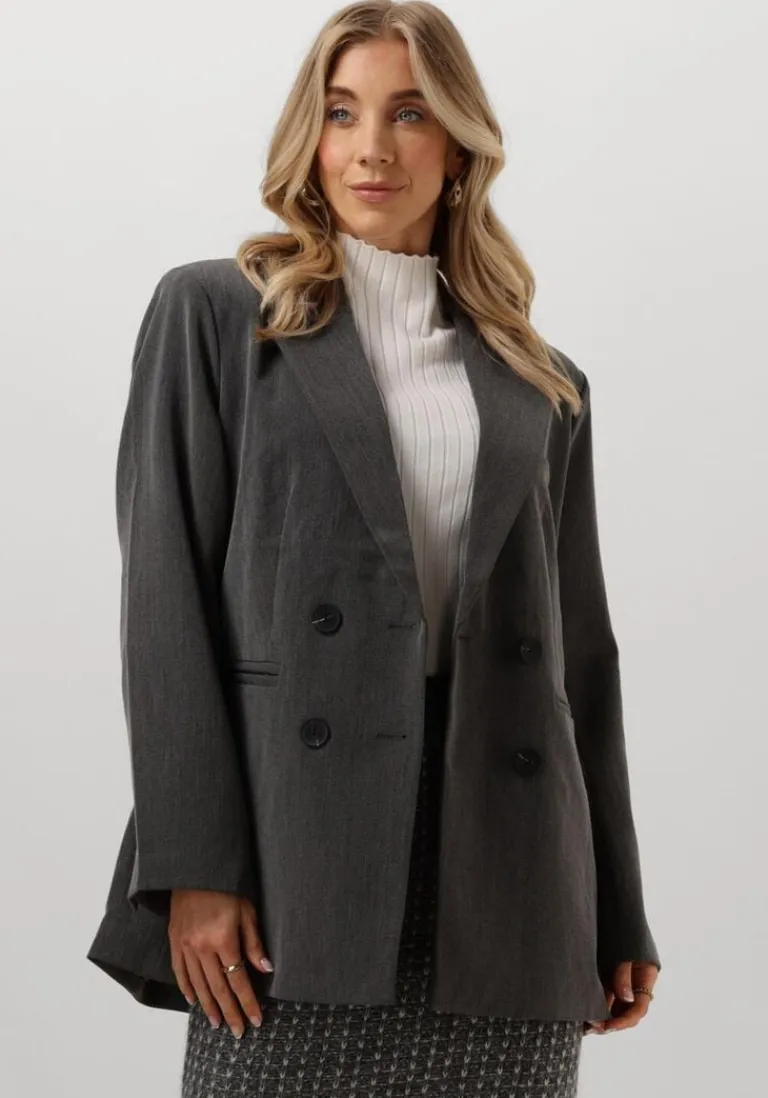 Y.A.S. donkergrijze blazer yaslikka ls oversized blazer>DAMES Blazers