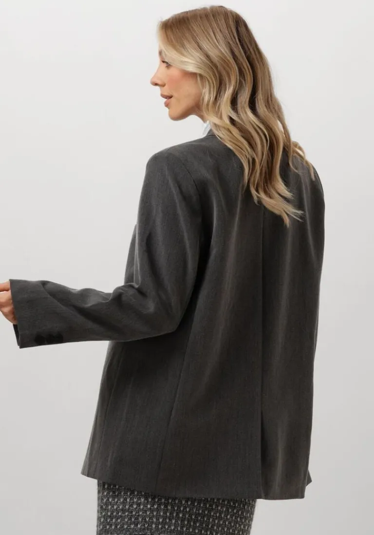 Y.A.S. donkergrijze blazer yaslikka ls oversized blazer>DAMES Blazers