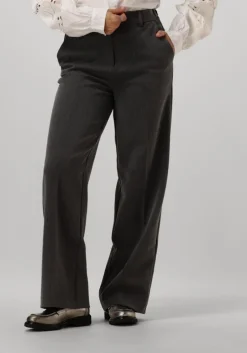 Y.A.S. donkergrijze pantalon yaslikka hw wide pants>DAMES Broeken