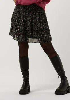 COLOURFUL REBEL e minirok noela mini flower mini layer skirt>DAMES Rokken