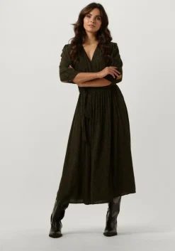 SCOTCH & SODA e midi jurk midi wrap dress>DAMES Jurken