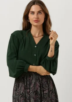 donkergroene semicouture blouses s2wu01