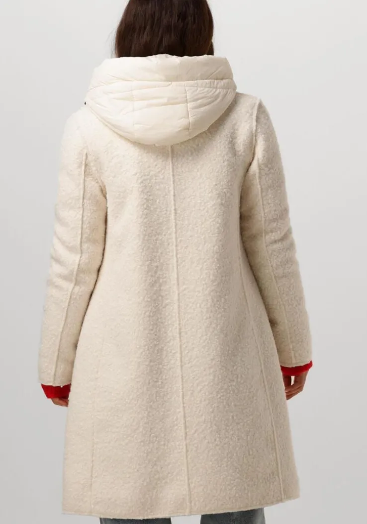 ecru beaumont gewatteerde jas tara