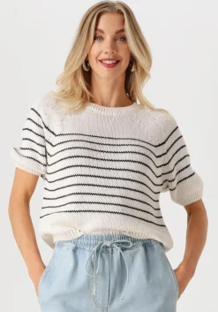 BY-BAR trui cruz stripe pullover>DAMES Truien & Vesten