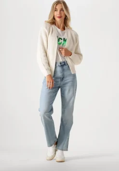 ecru by-bar vest berry cardigan