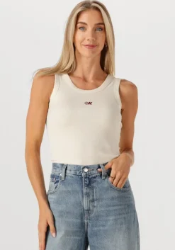CALVIN KLEIN top a-modal rib tank>DAMES Tops & T-Shirts