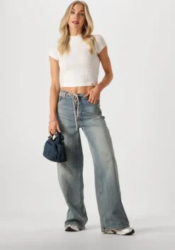 CALVIN KLEIN top warm texture rib mockneck top>DAMES Tops & T-Shirts