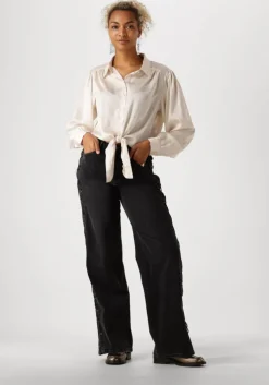 ecru catwalk junkie blouses button up blouse with lash