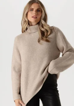 ecru co'couture coltrui row rib rollneck