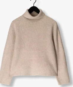 ecru co'couture coltrui row rib rollneck