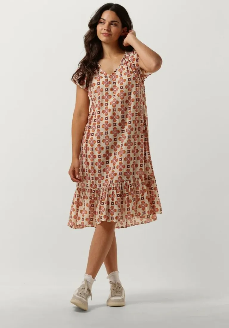 CO'COUTURE co'couture midi jurk sunrise crop egypt dress>DAMES Jurken