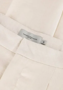ecru copenhagen muse wijde broek nature white pant