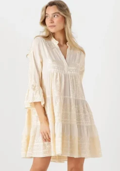 ecru greek archaic kori mini jurk 330681