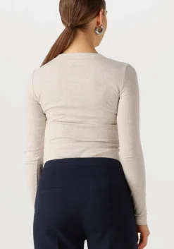 ecru inwear tops & t-shirts dagnaiw melange t-shirt ls