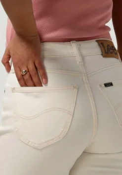 ecru lee mom jeans carol concrete white