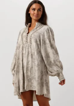 ecru mes demoiselles mini jurk ela