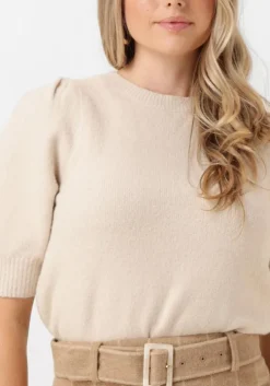 ecru neo noir top martha bow knit tee