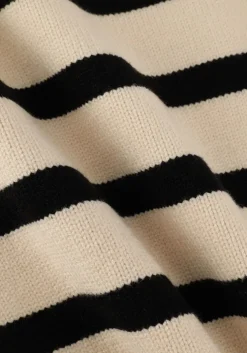 ecru neo noir trui rebekka stripe knit blouse