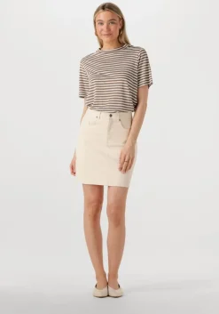 ecru object minirok objellen hw short twill skirt