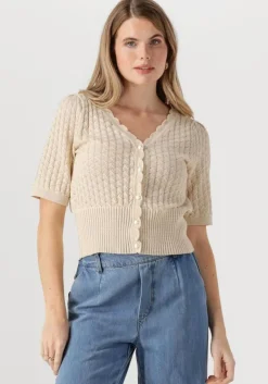 OBJECT vest objnoemi knit 2/4 re cardigan 138>DAMES Truien & Vesten