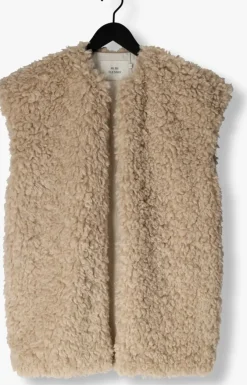 ecru ruby tuesday gilet chrissie fake fur long gilet