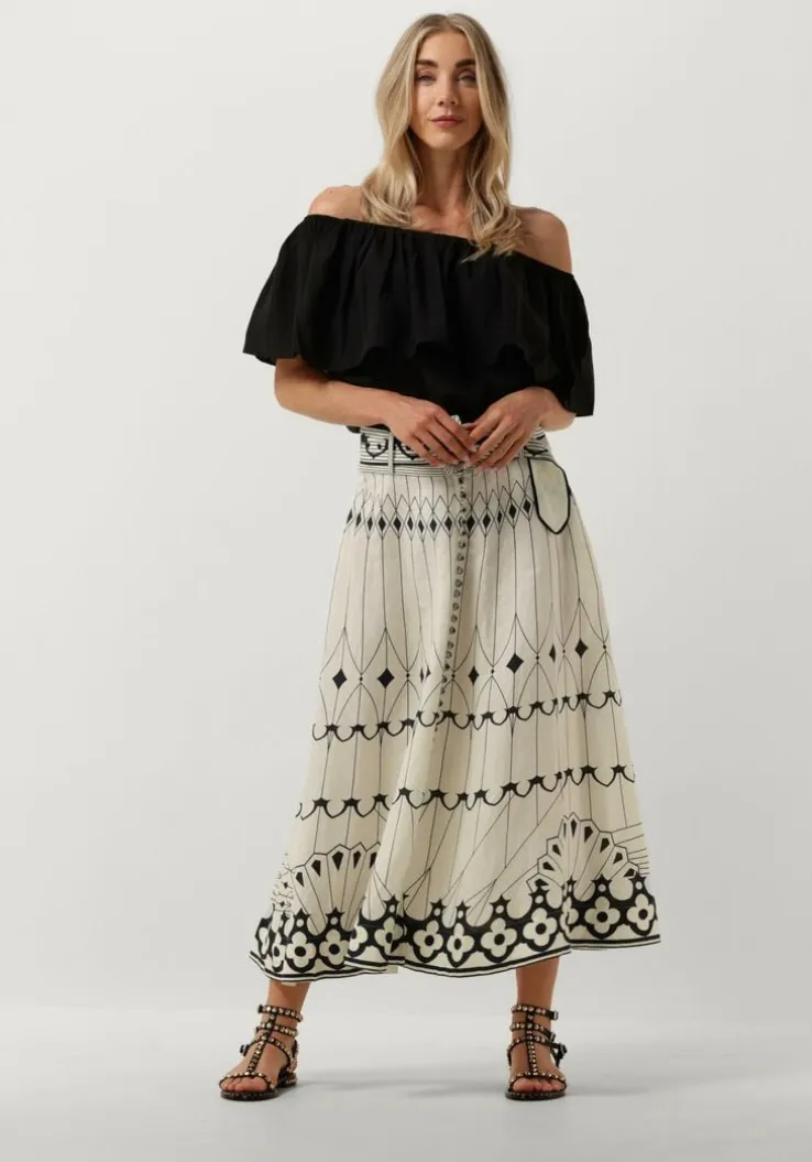ecru scarlett poppies maxirok paula