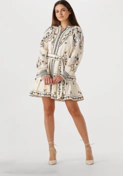 ecru scarlett poppies mini jurk fiucci short dress