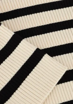 ecru selected femme top slfmali 2/4 knit o-neck