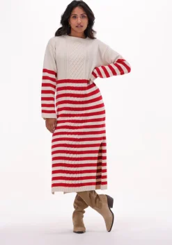 ecru semicouture midi jurk y2wa04