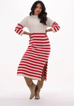 ecru semicouture midi jurk y2wa04