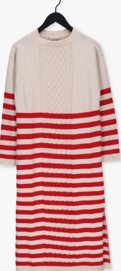 ecru semicouture midi jurk y2wa04