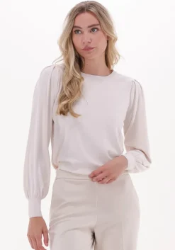 SUMMUM sweater puffy sleeve sweater basic knit>DAMES Truien & Vesten