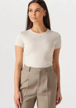 TOMMY JEANS t-shirt tjw slim essential rib ss ext>DAMES Tops & T-Shirts