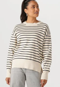 WITHBLACK trui wblbarbara ls striped pullover>DAMES Truien & Vesten