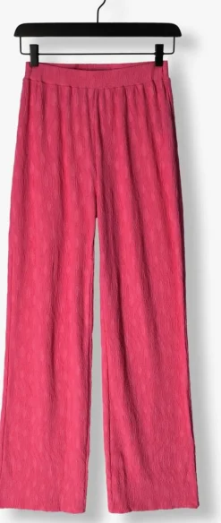 ALIX THE LABEL wijde broek ladies woven wide leg plisse pants><noscript><img width=