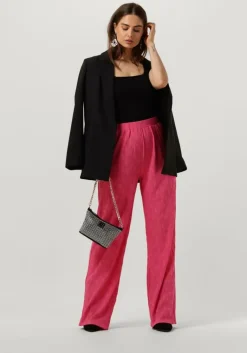 ALIX THE LABEL wijde broek ladies woven wide leg plisse pants><noscript><img width=