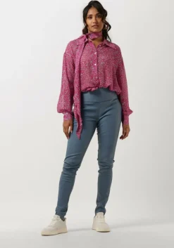 fuchsia goosecraft blouses gc rosie blouse print