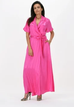 fuchsia silvian heach maxi jurk long dress ocollo