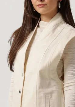 gebroken wit another label gilet unni denim vest