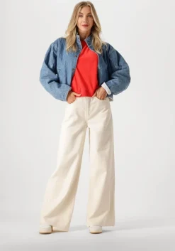 gebroken wit by-bar wide jeans jaden off white pant