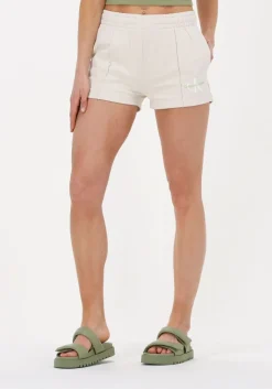 CALVIN KLEIN korte broek monogram logo sweatshort>DAMES Broeken|Shorts