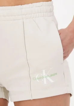 CALVIN KLEIN korte broek monogram logo sweatshort><noscript><img width=