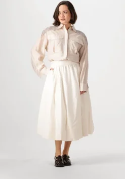 gebroken wit copenhagen muse midirok shirley skirt