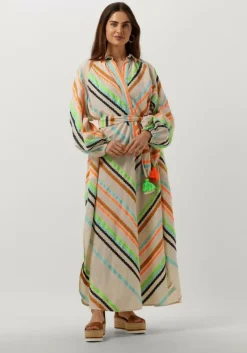 gebroken wit devotion maxi jurk opsianos