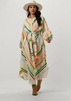 gebroken wit devotion maxi jurk opsianos