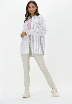 EST'SEVEN est'seven chino est'chino stretch leather>DAMES Broeken