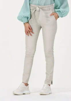 EST'SEVEN est'seven pantalon est'paper bag stretch leather>DAMES Broeken