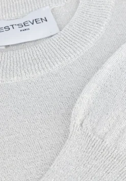 gebroken wit est'seven top est'short sleeve top manuel