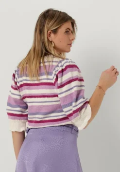 gebroken wit fabienne chapot trui roberta stripe pullover 205